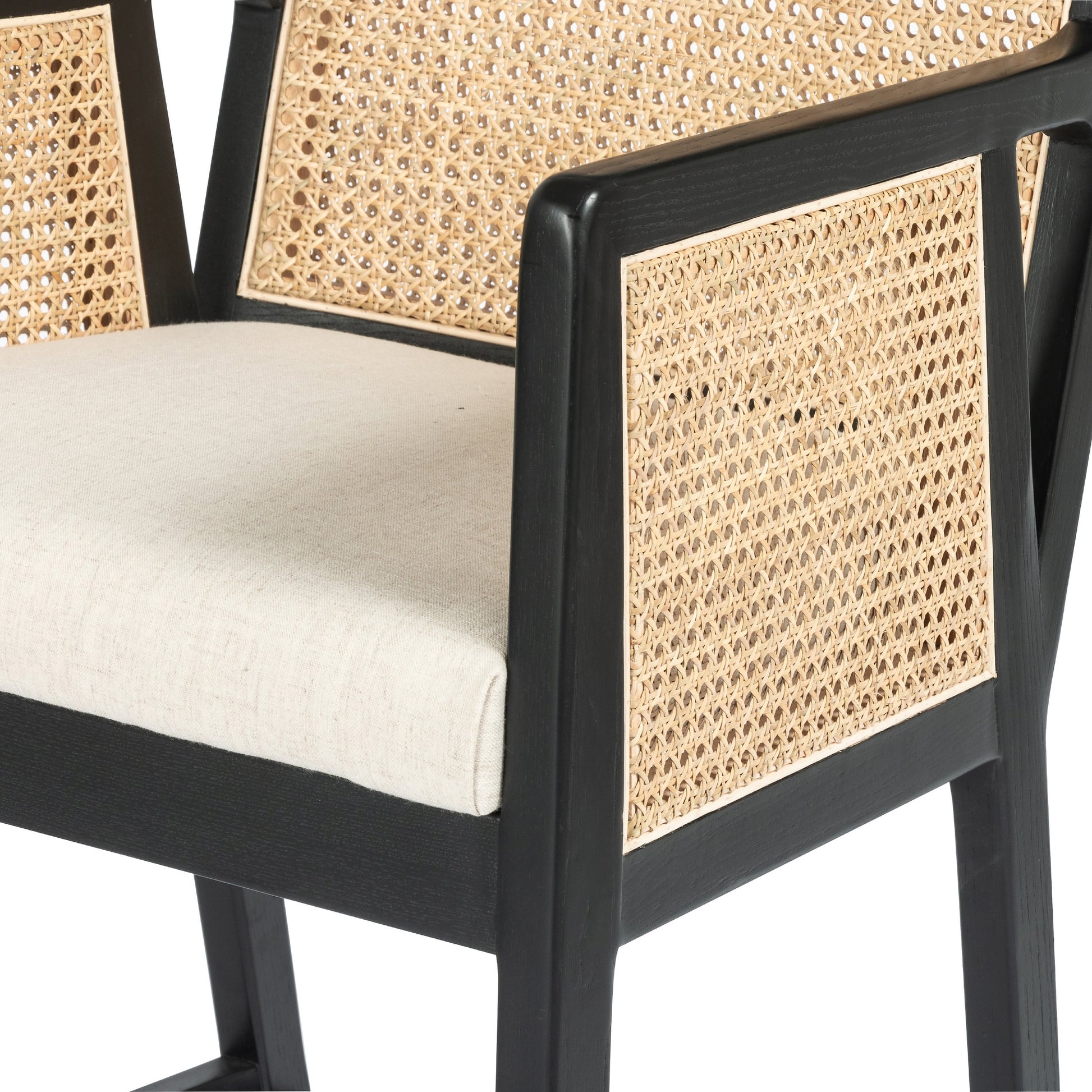 Antonia Cane Bar Stool by Four Hands. Made from unique in a transitional style.