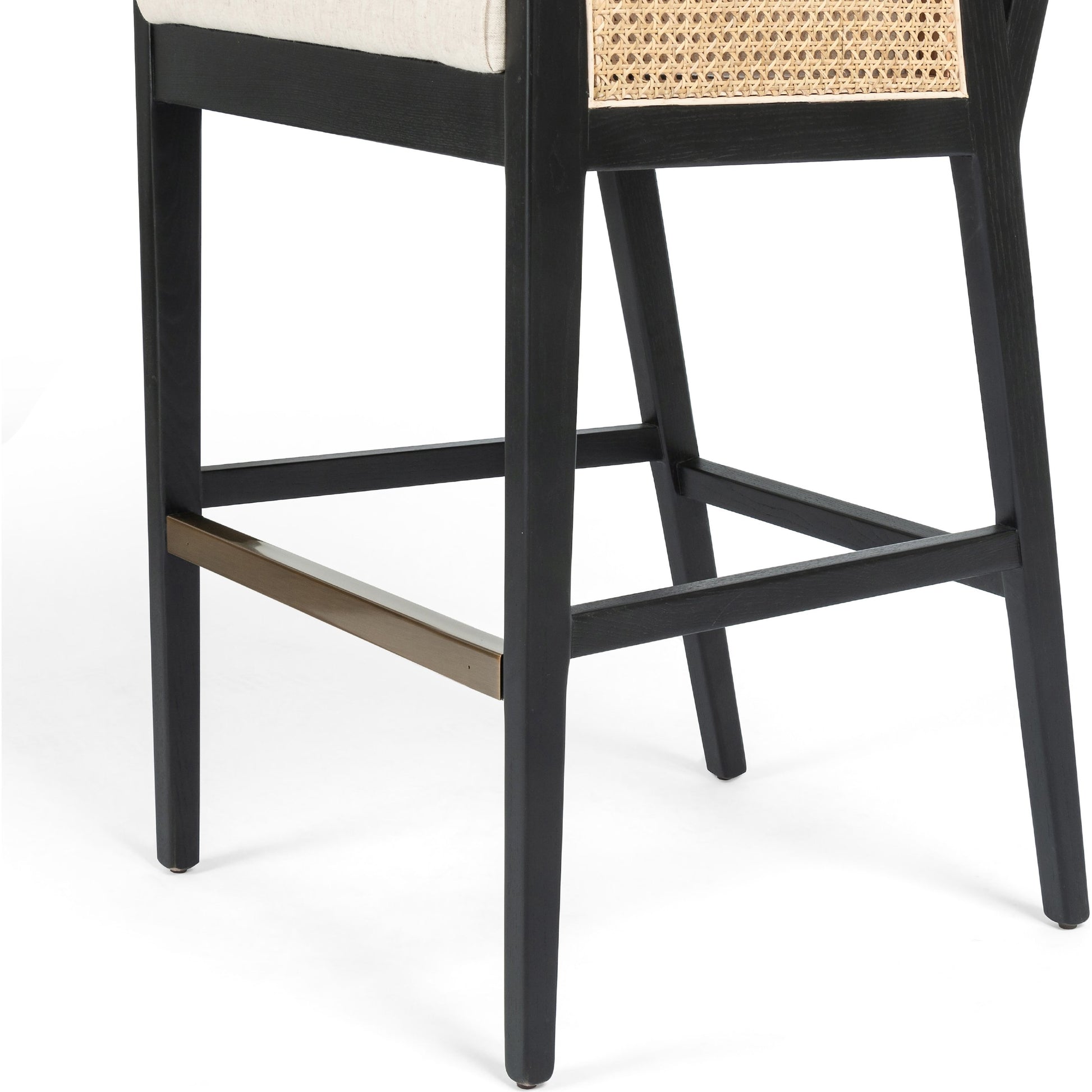 Antonia Cane Bar Stool by Four Hands. Made from unique in a transitional style.