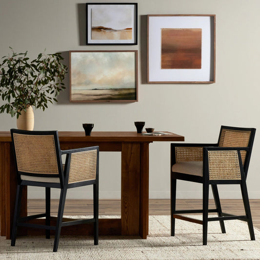 Antonia Cane Counter Stool by Four Hands. Made from unique in a modern style.