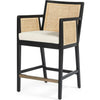 Savile Flax, Brushed Ebony