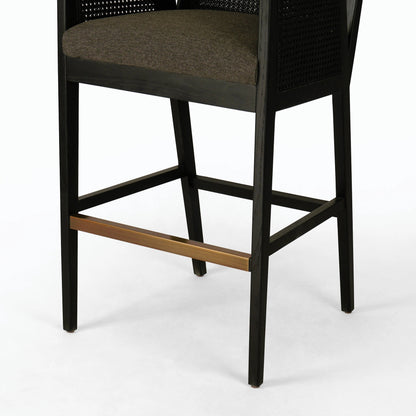 Antonia Cane Bar Stool by Four Hands. Made from unique in a transitional style.