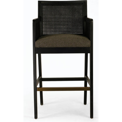 Antonia Cane Bar Stool by Four Hands. Made from unique in a transitional style.