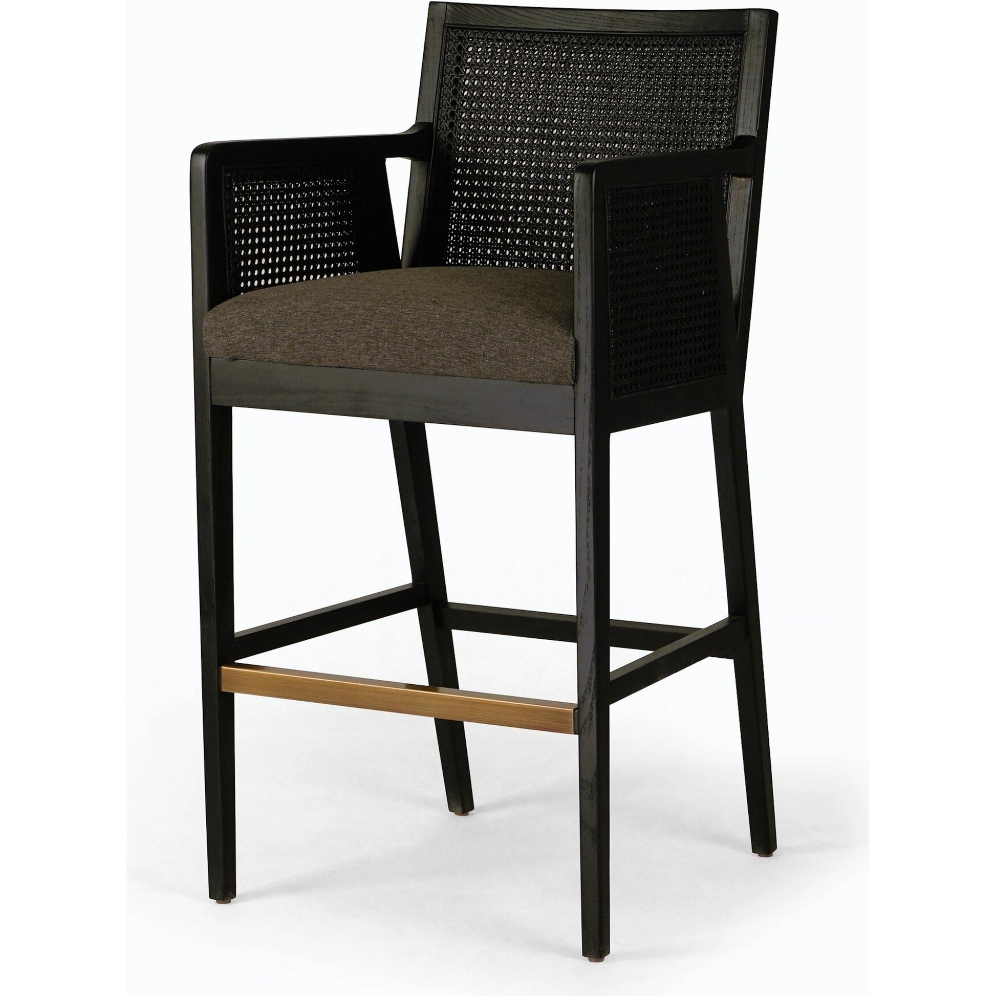 Antonia Cane Bar Stool by Four Hands. Made from unique in a transitional style.