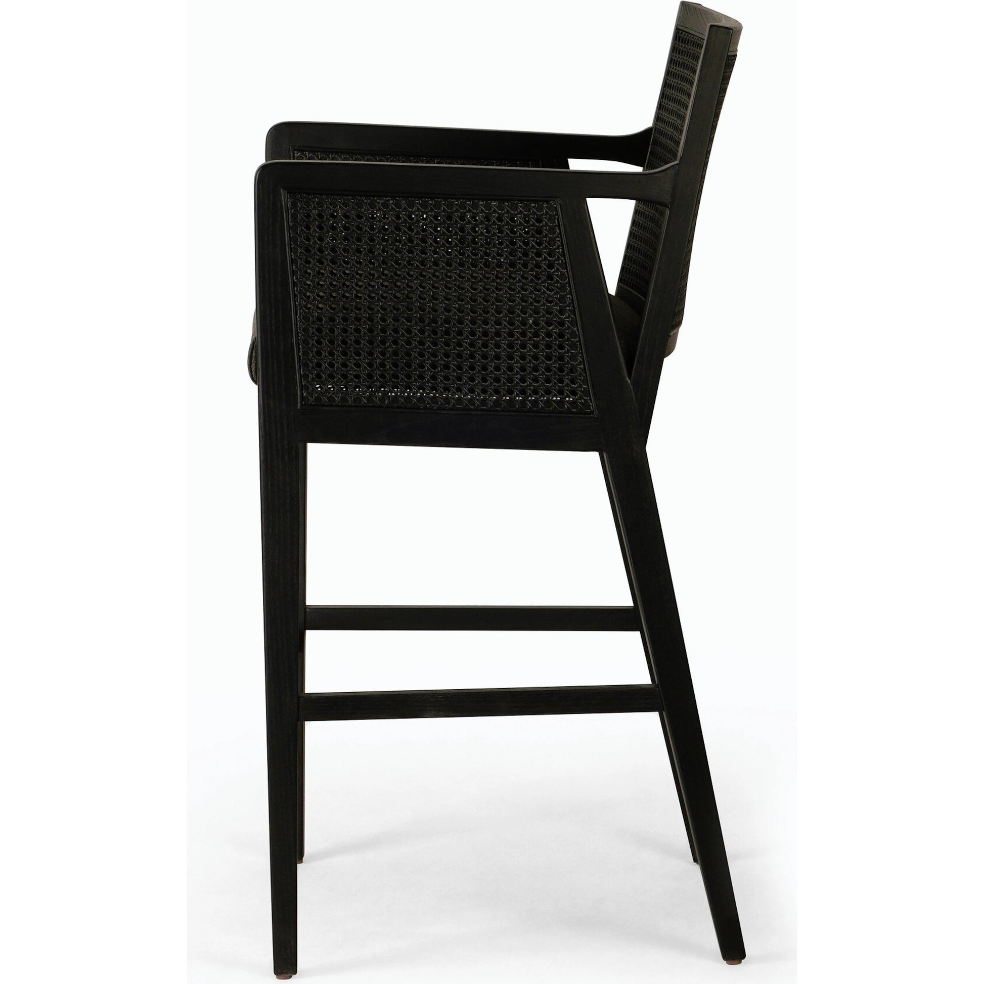 Antonia Cane Bar Stool by Four Hands. Made from unique in a transitional style.