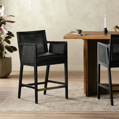Antonia Cane Counter Stool by Four Hands. Made from unique in a modern style.