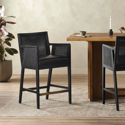 Antonia Cane Counter Stool by Four Hands. Made from unique in a modern style.