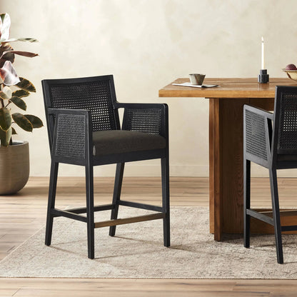 Antonia Cane Counter Stool by Four Hands. Made from unique in a modern style.