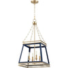 Blue, Aged Brass