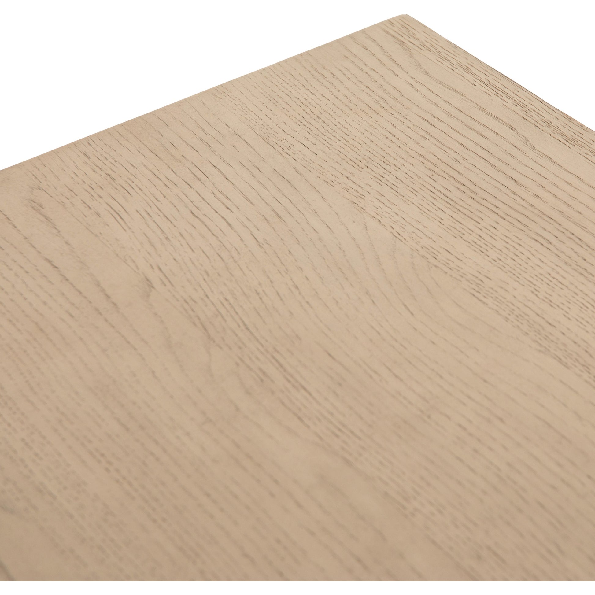 Rosedale Nightstand by Four Hands. Made from oak veneer, top grain leather in a modern style.