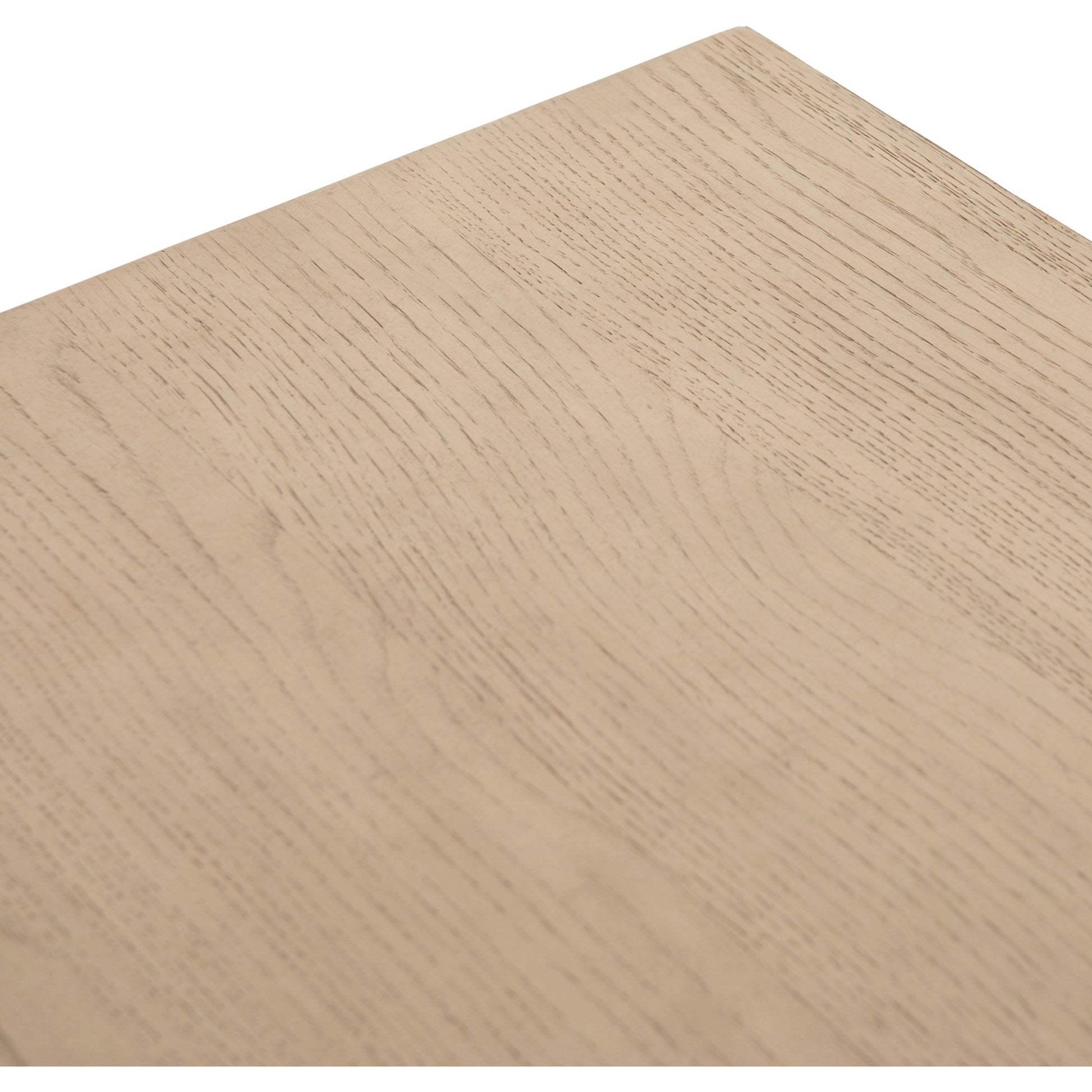 Rosedale Nightstand by Four Hands. Made from oak veneer, top grain leather in a modern style.