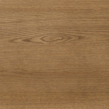 Rosedale 6 Drawer Dresser by Four Hands in amber oak veneer, chaps ebony. Made from oak veneer, top grain leather in a unique style.