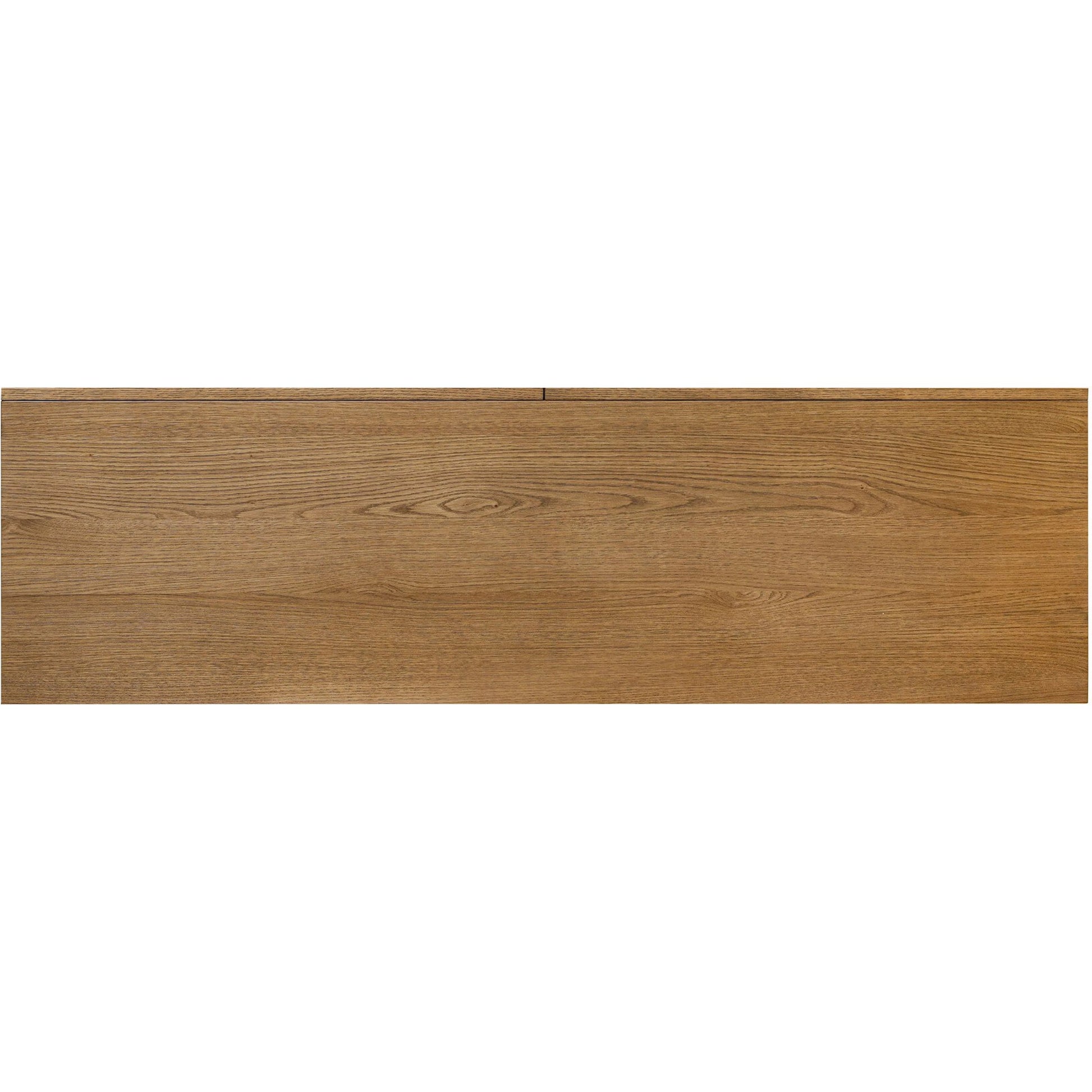 Rosedale 6 Drawer Dresser by Four Hands in amber oak veneer, chaps ebony. Made from oak veneer, top grain leather in a unique style.