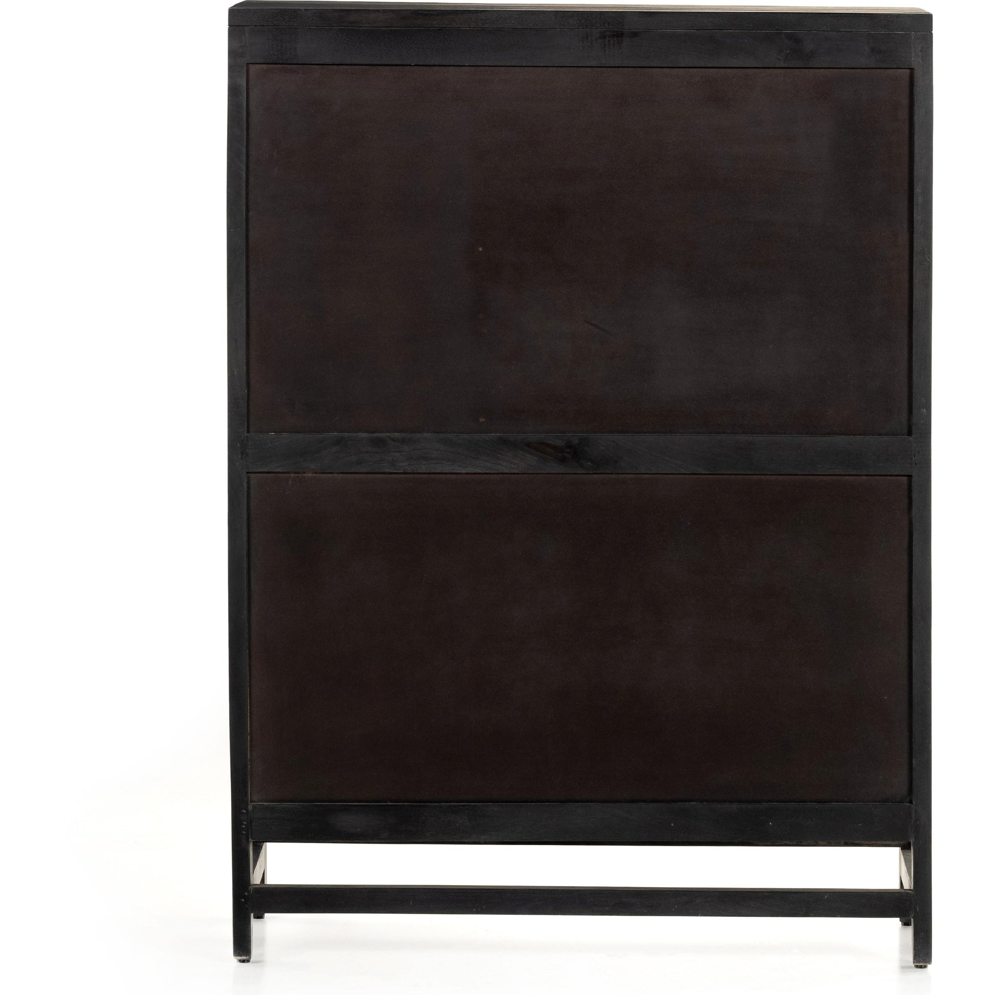 Caprice Bar Cabinet by Four Hands in natural mango, natural cane. Made from solid mango, cane in a coastal style.