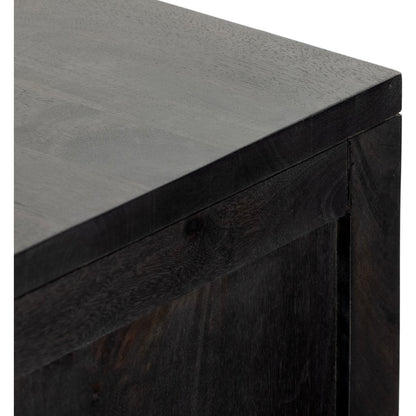 Caprice Bar Cabinet by Four Hands in natural mango, natural cane. Made from solid mango, cane in a coastal style.