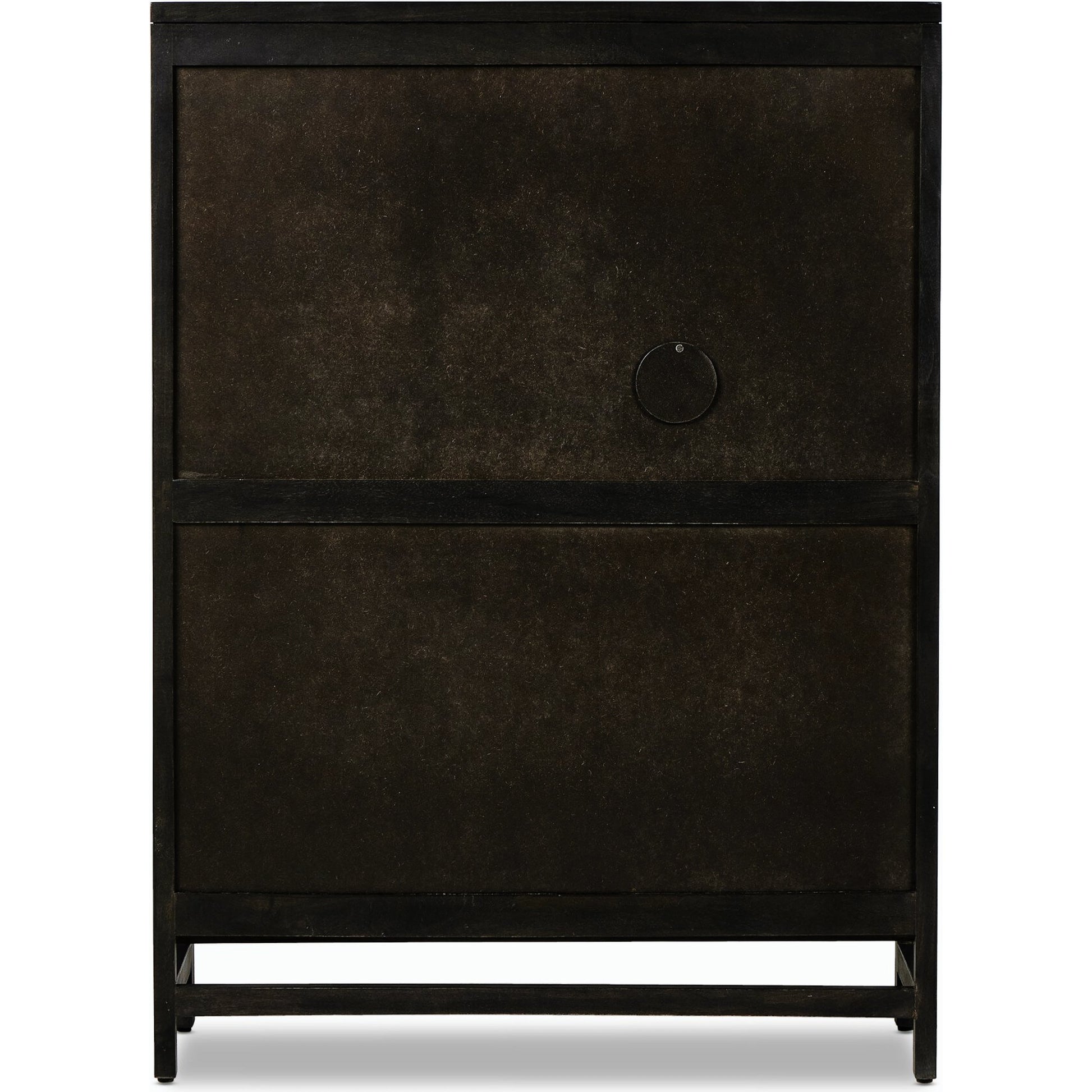 Caprice Bar Cabinet by Four Hands in natural mango, natural cane. Made from solid mango, cane in a coastal style.