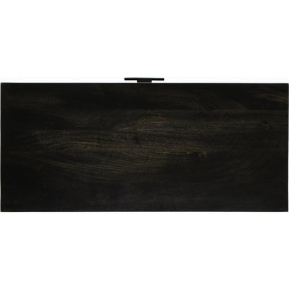 Caprice Bar Cabinet by Four Hands in natural mango, natural cane. Made from solid mango, cane in a coastal style.
