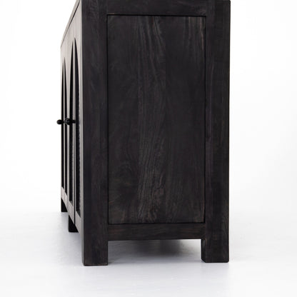Tilda Sideboard by Four Hands. Made from solid mango, cane in a transitional style.