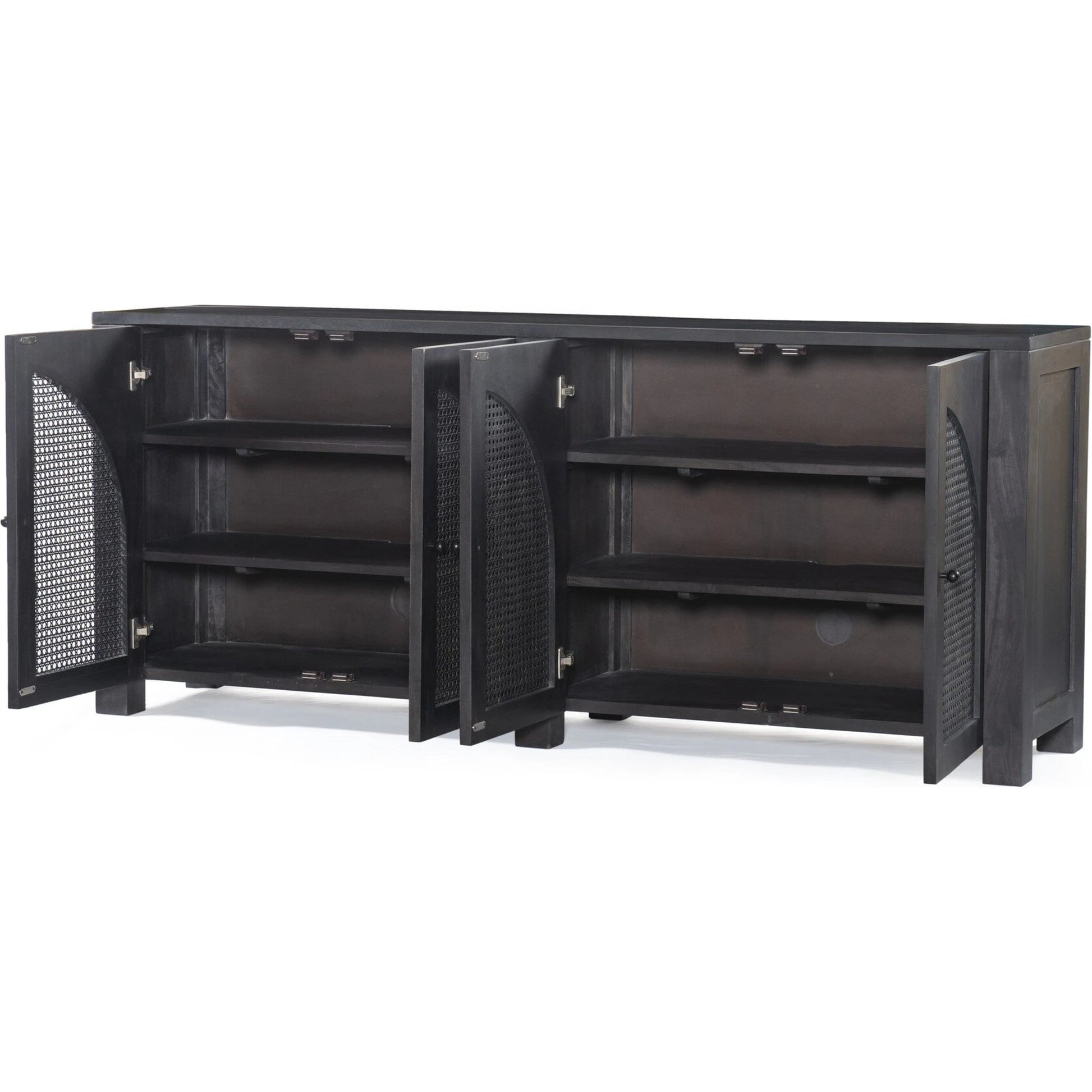 Tilda Sideboard by Four Hands. Made from solid mango, cane in a transitional style.