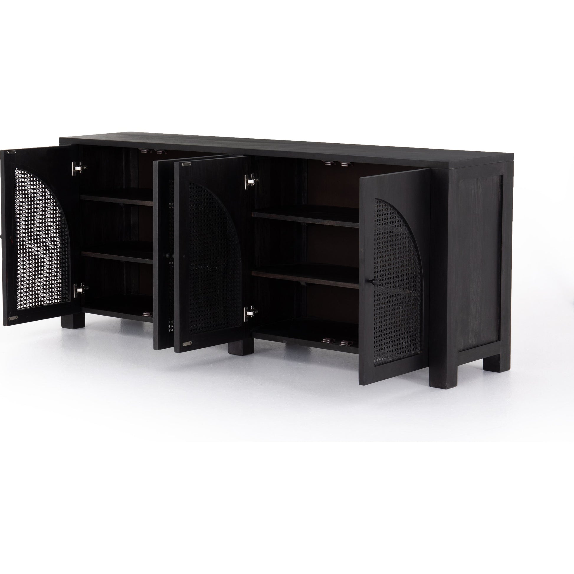 Tilda Sideboard by Four Hands. Made from solid mango, cane in a transitional style.