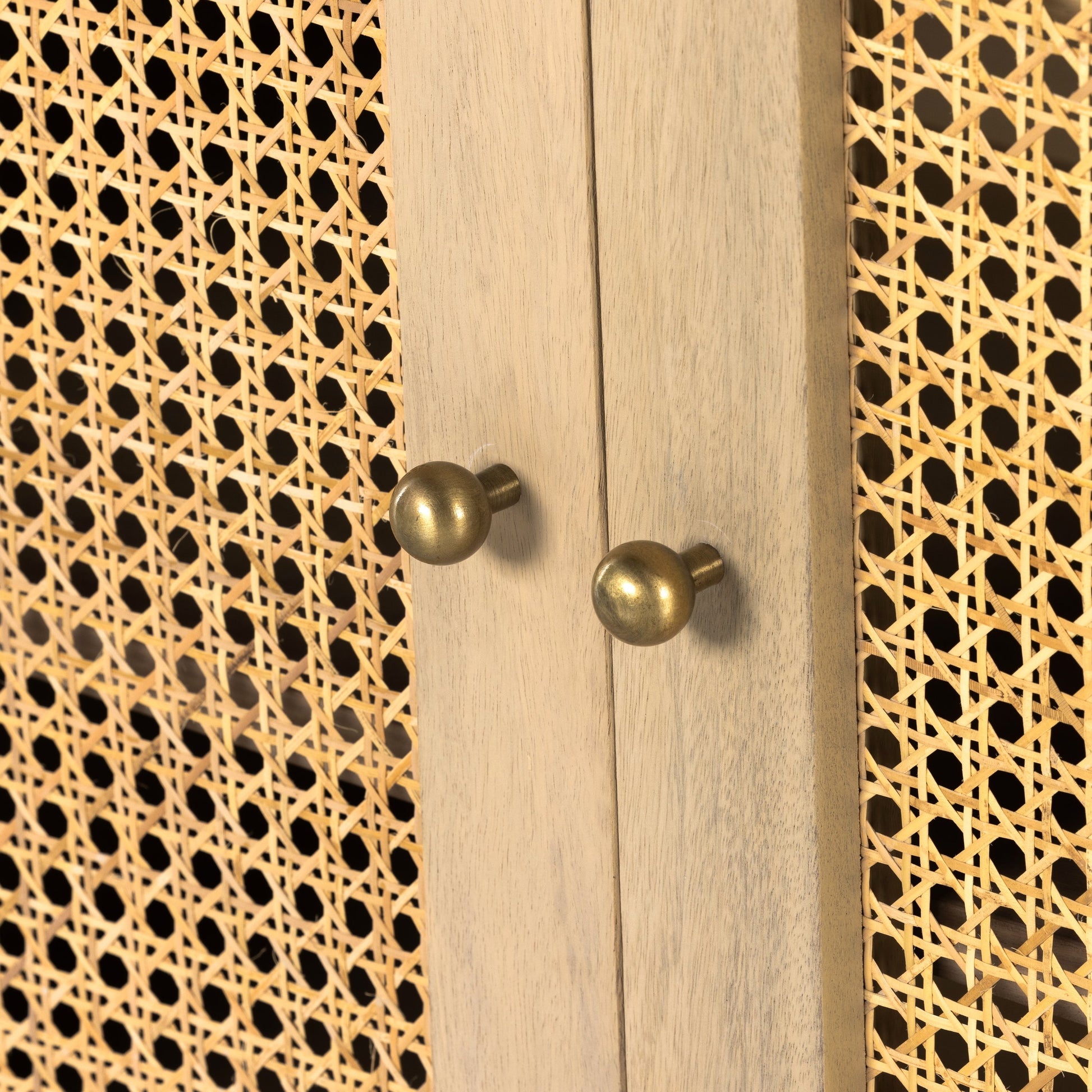Tilda Sideboard by Four Hands. Made from solid mango, cane in a transitional style.