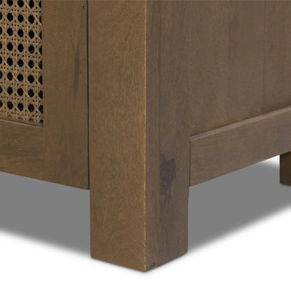 Tilda Sideboard by Four Hands. Made from solid mango, cane in a transitional style.