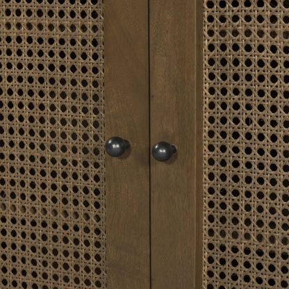 Tilda Sideboard by Four Hands. Made from solid mango, cane in a transitional style.