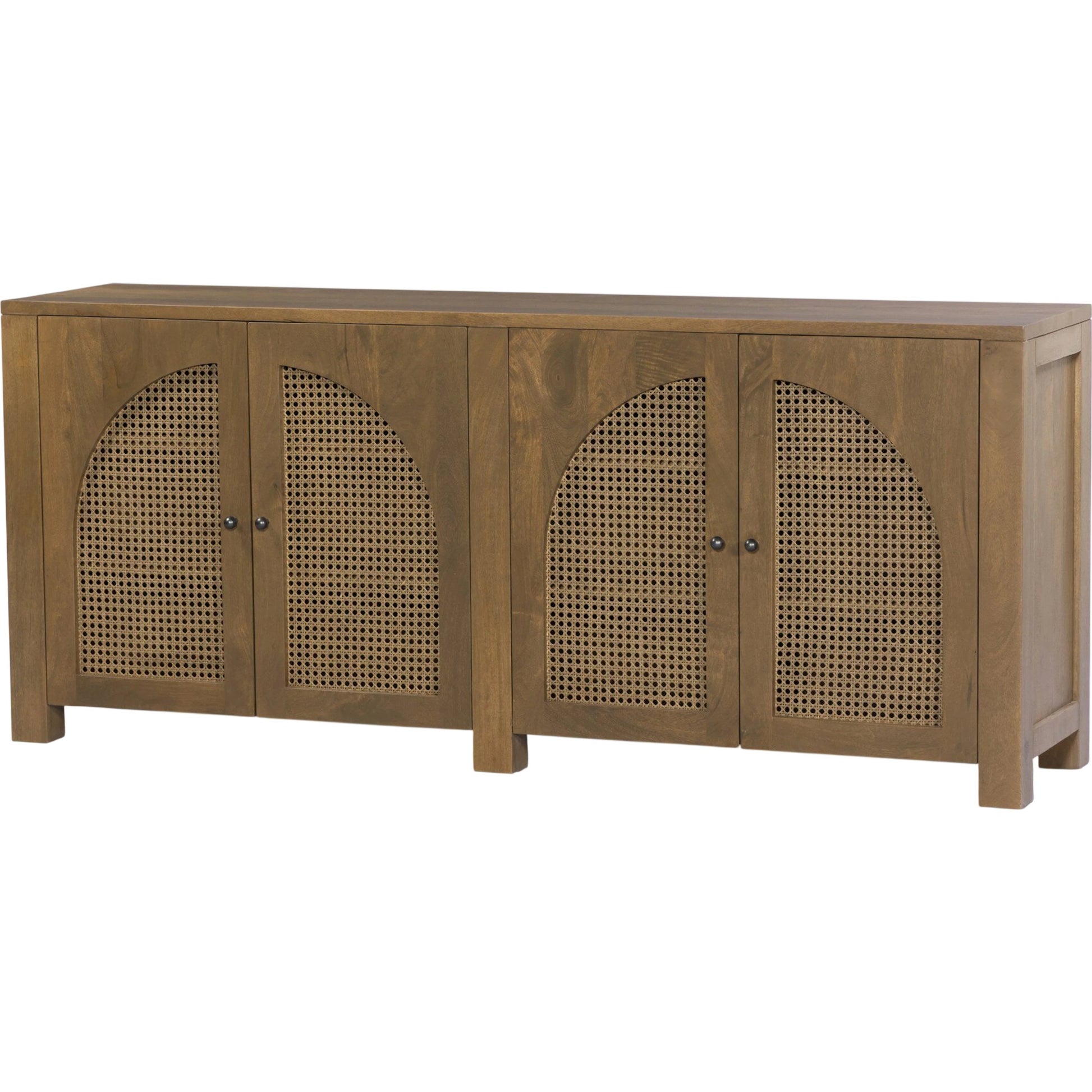Tilda Sideboard by Four Hands. Made from solid mango, cane in a transitional style.