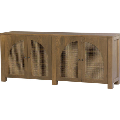 Tilda Sideboard by Four Hands. Made from solid mango, cane in a transitional style.