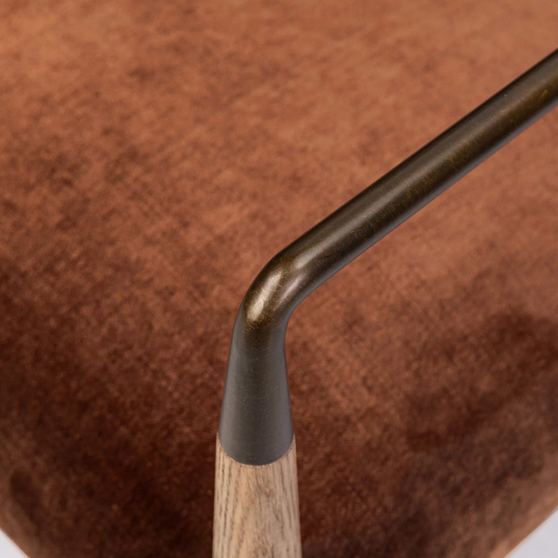 Waldon Dining Chair by Four Hands in sierra brown, aged bronze. Made from unique in a modern style.
