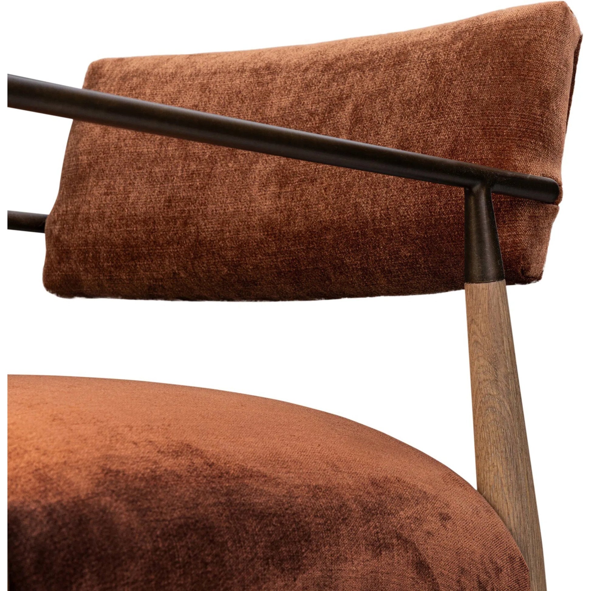 Waldon Dining Chair by Four Hands in sierra brown, aged bronze. Made from unique in a modern style.