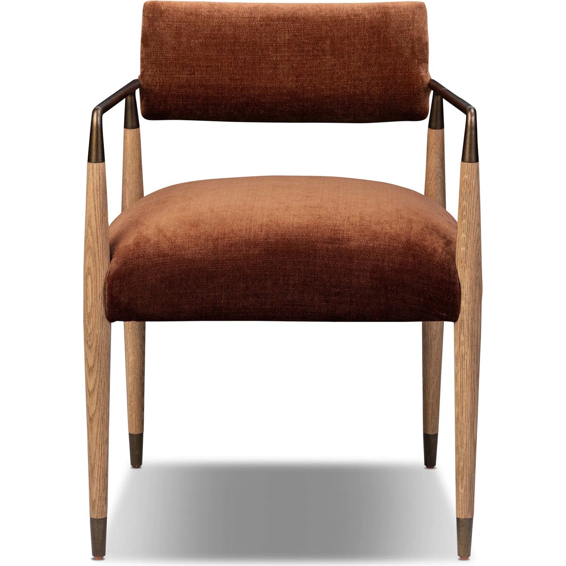 Waldon Dining Chair by Four Hands in sierra brown, aged bronze. Made from unique in a modern style.