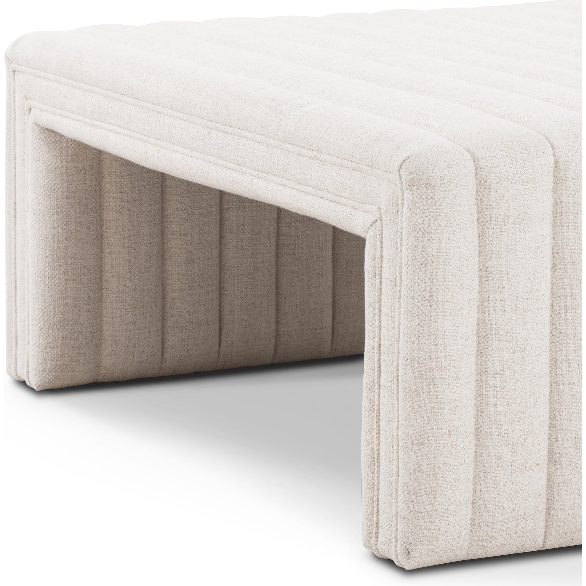 Augustine Ottoman by Four Hands. Made from unique in a modern style.