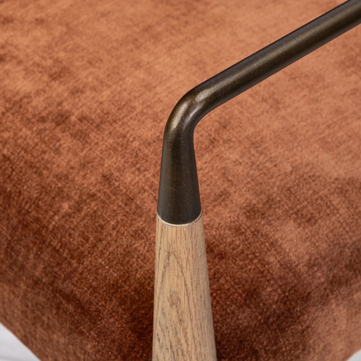 055 SI-2535454 | Closeup | Waldon Bar Stool by Four Hands. Made from unique in a modern style.