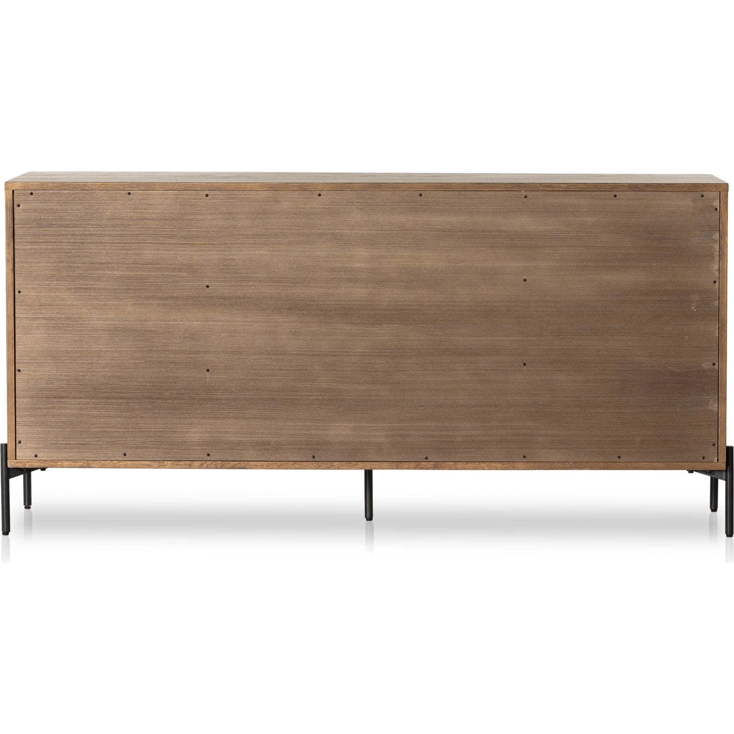 009 SI-1977261 | Additional Silo | Eaton 9 Drawer Dresser by Four Hands in amber oak resin. Made from thick oak veneer, iron in a rustic style.