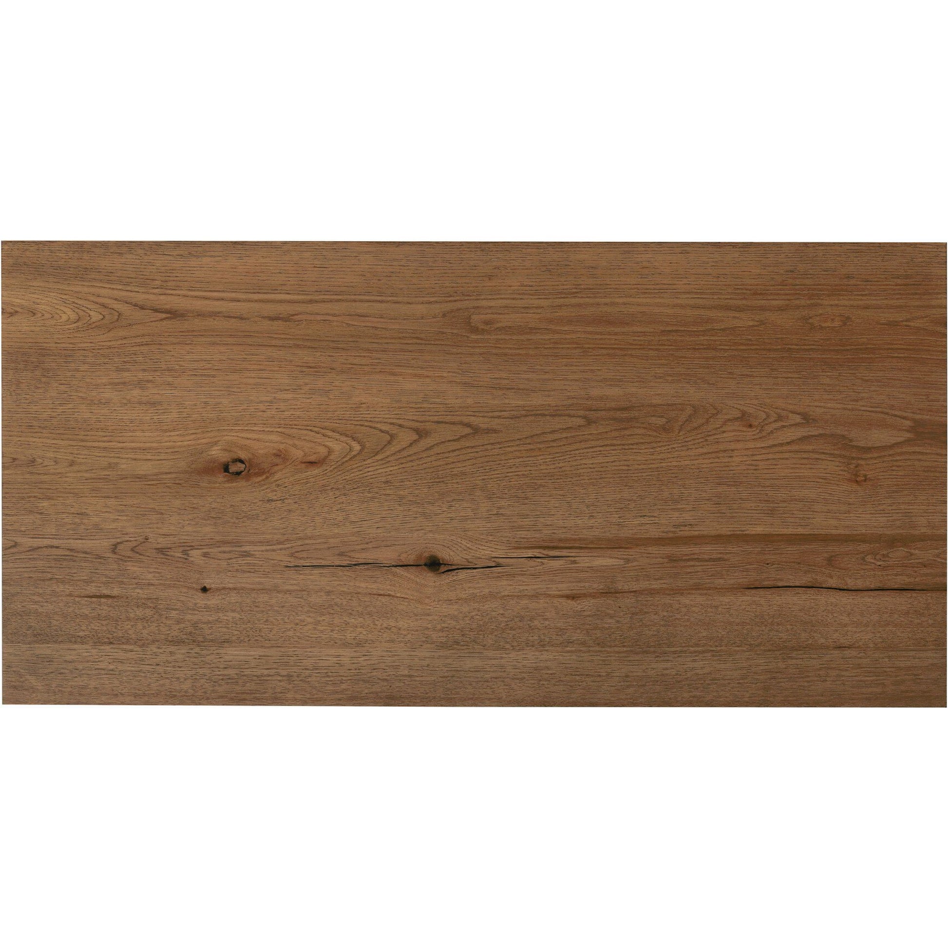 Eaton 5 Drawer Dresser by Four Hands in dark gunmetal, amber oak resin. Made from thick oak veneer, iron in a rustic style.