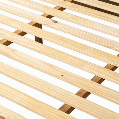 Eaton Bed by Four Hands in amber oak resin. Made from thick oak veneer, iron in a rustic style.