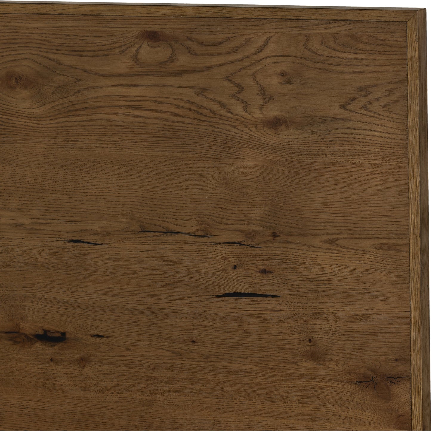 022 SI-1980352 | Additional Silo | Eaton Bed by Four Hands in amber oak resin. Made from thick oak veneer, iron in a rustic style.