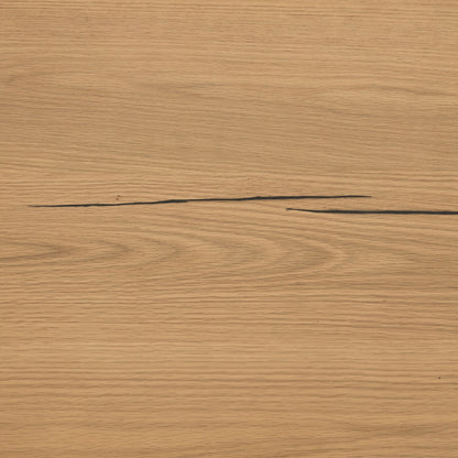 Eaton Nightstand by Four Hands. Made from thick oak veneer, iron in a rustic style.