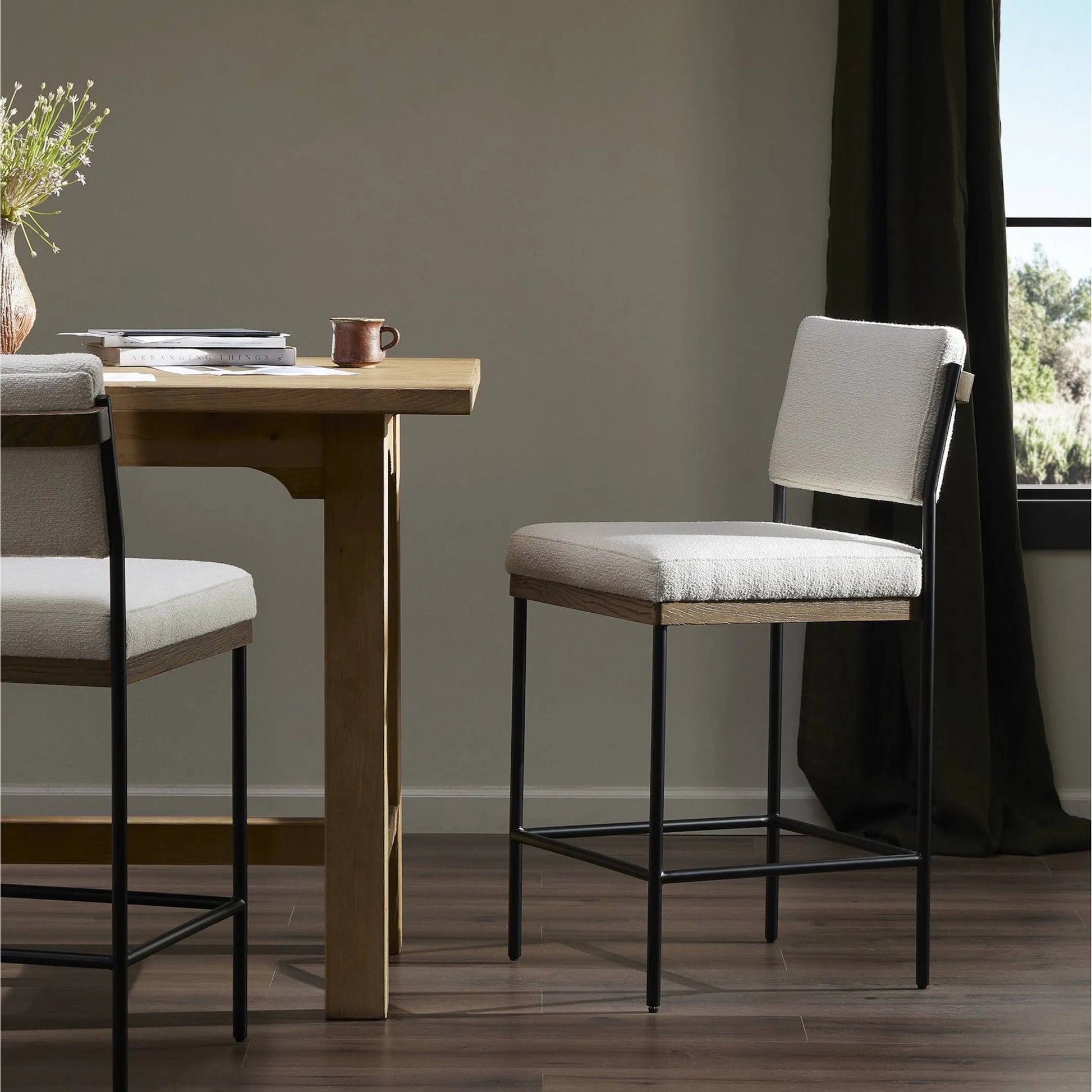 Benton Bar Stool by Four Hands. Made from unique in a modern style.