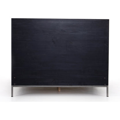 Trey Bed by Four Hands. Made from solid poplar in a rustic style.