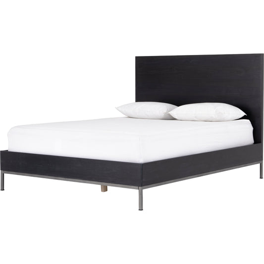 Trey Bed by Four Hands. Made from solid poplar in a rustic style.