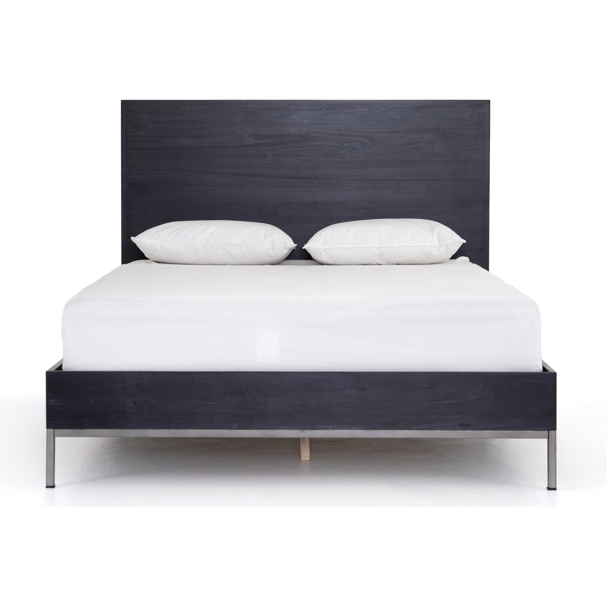 Trey Bed by Four Hands. Made from solid poplar in a rustic style.