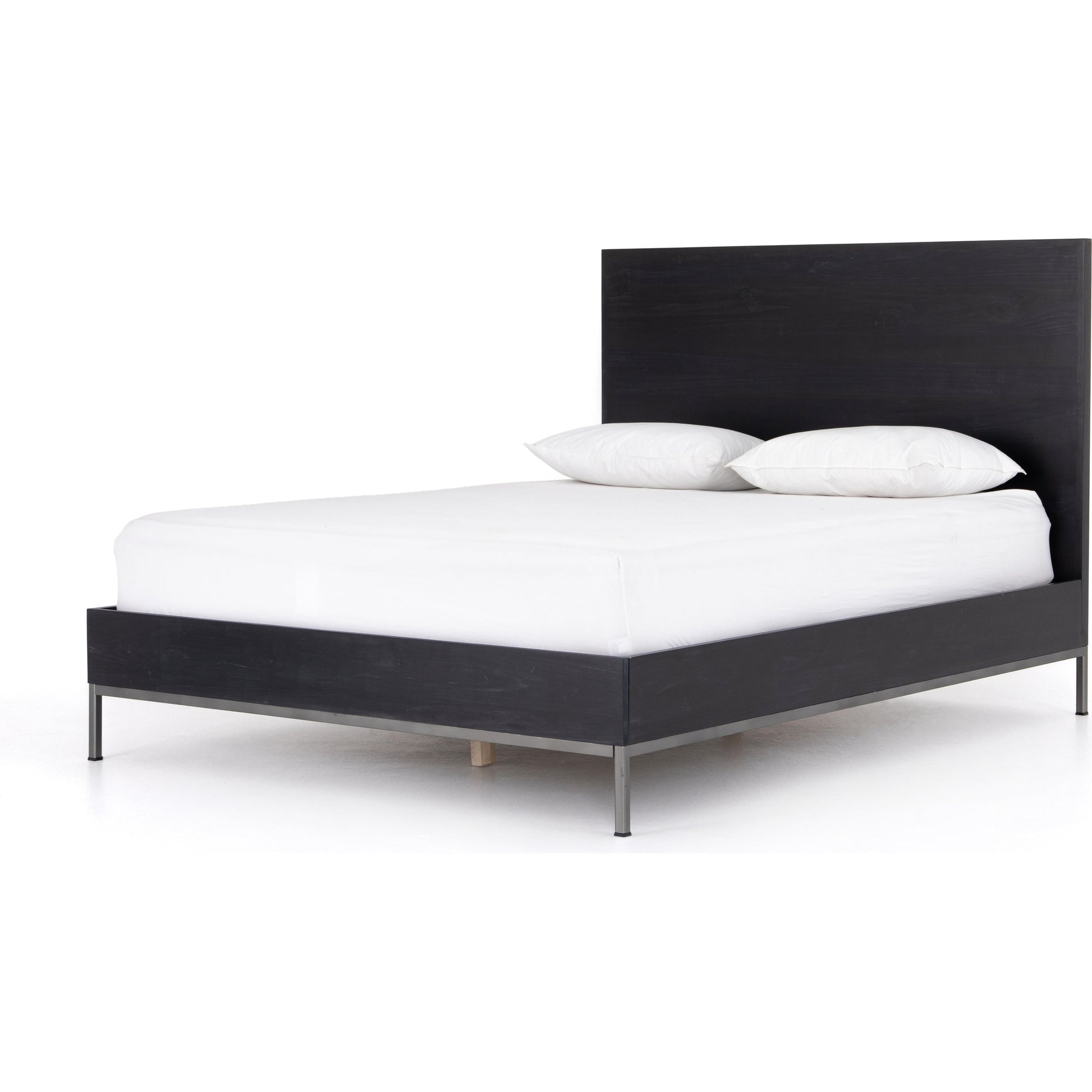 Trey Bed by Four Hands. Made from solid poplar in a rustic style.