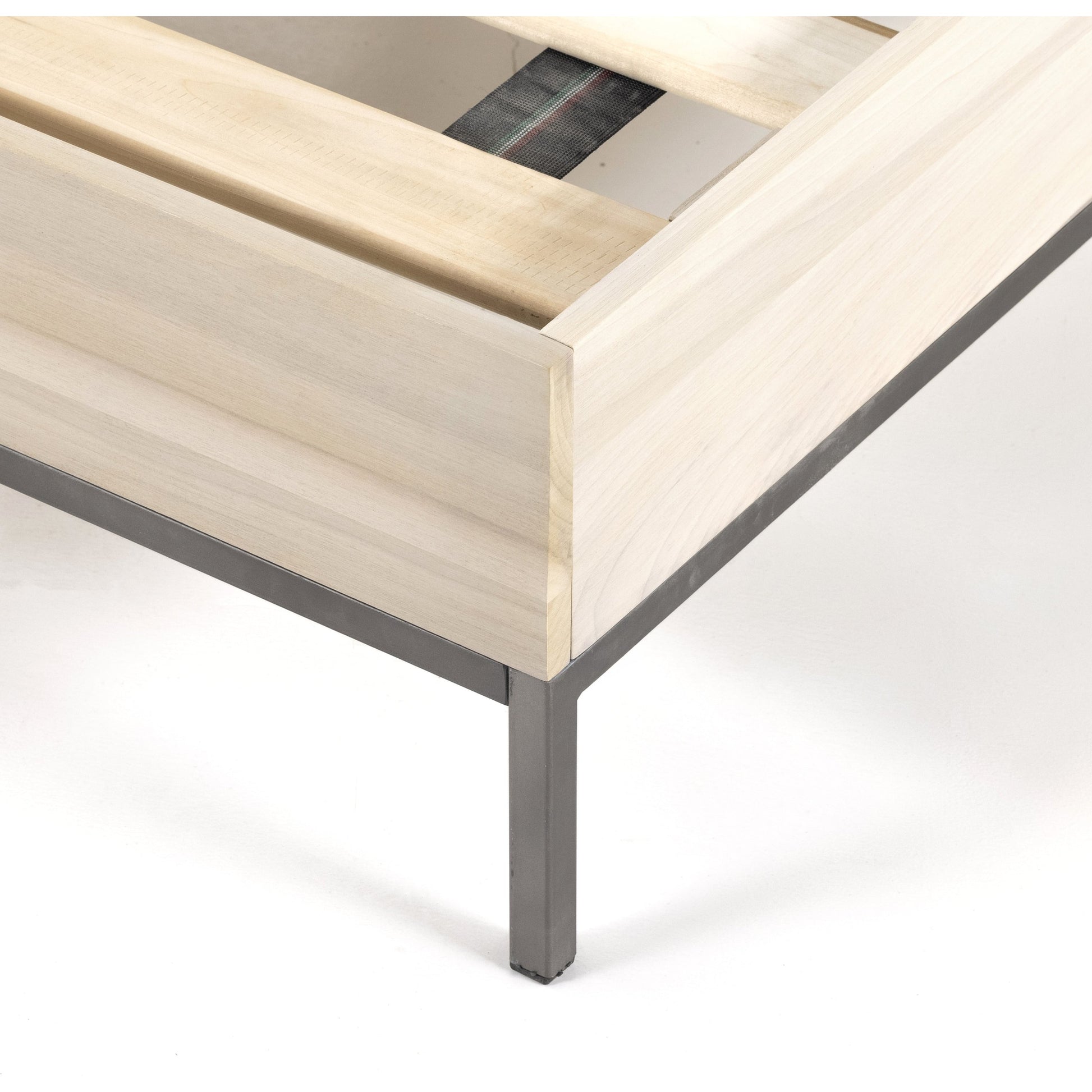 Trey Bed by Four Hands. Made from solid poplar in a rustic style.