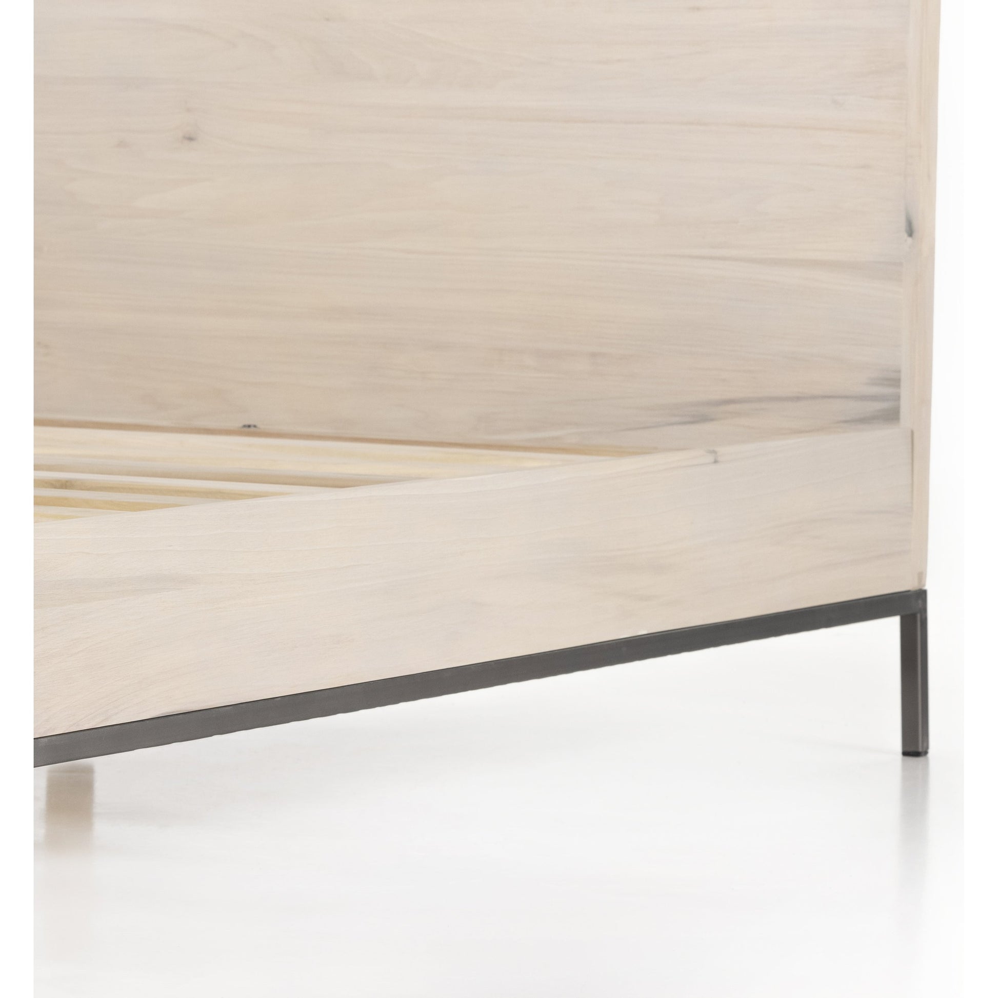 Trey Bed by Four Hands. Made from solid poplar in a rustic style.