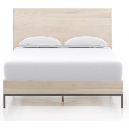 Trey Bed by Four Hands. Made from solid poplar in a rustic style.