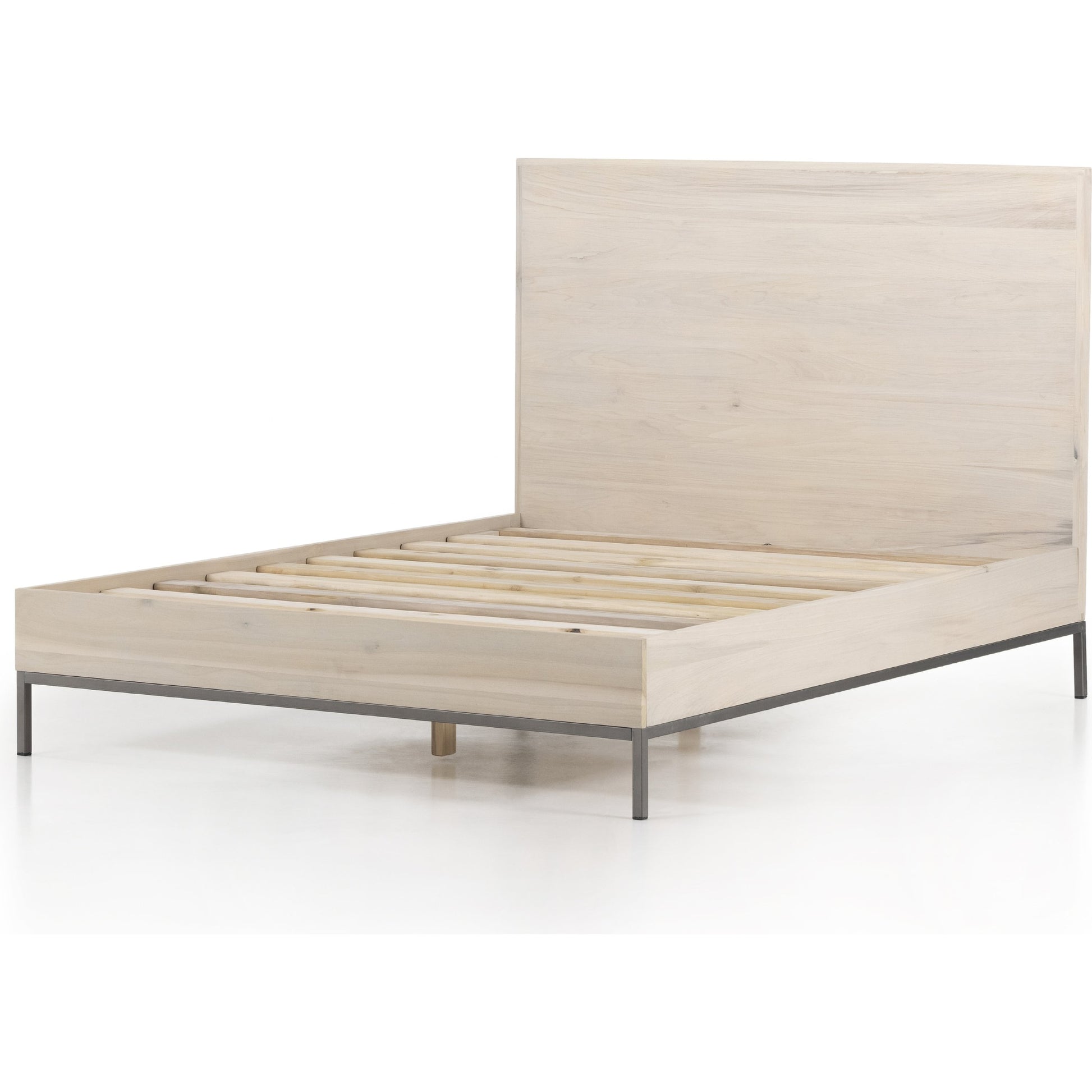 Trey Bed by Four Hands. Made from solid poplar in a rustic style.