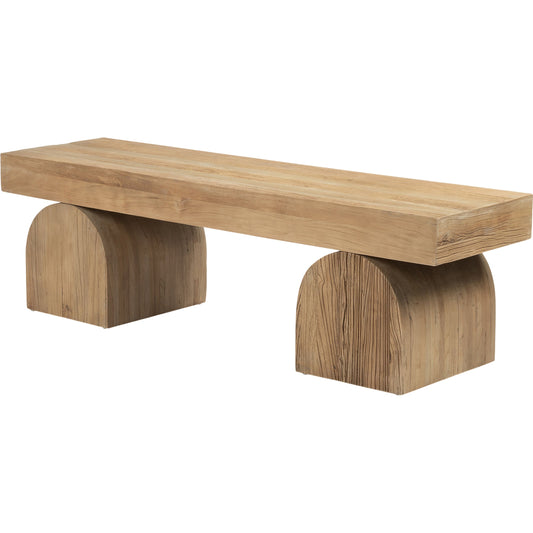 001 SI-1715786 | Primary Silo | Keane Bench by Four Hands. Made from solid reclaimed elm, solid nettlewood in a eclectic & global style.
