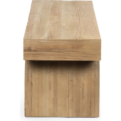 Keane Bench by Four Hands. Made from solid reclaimed elm, solid nettlewood in a eclectic & global style.