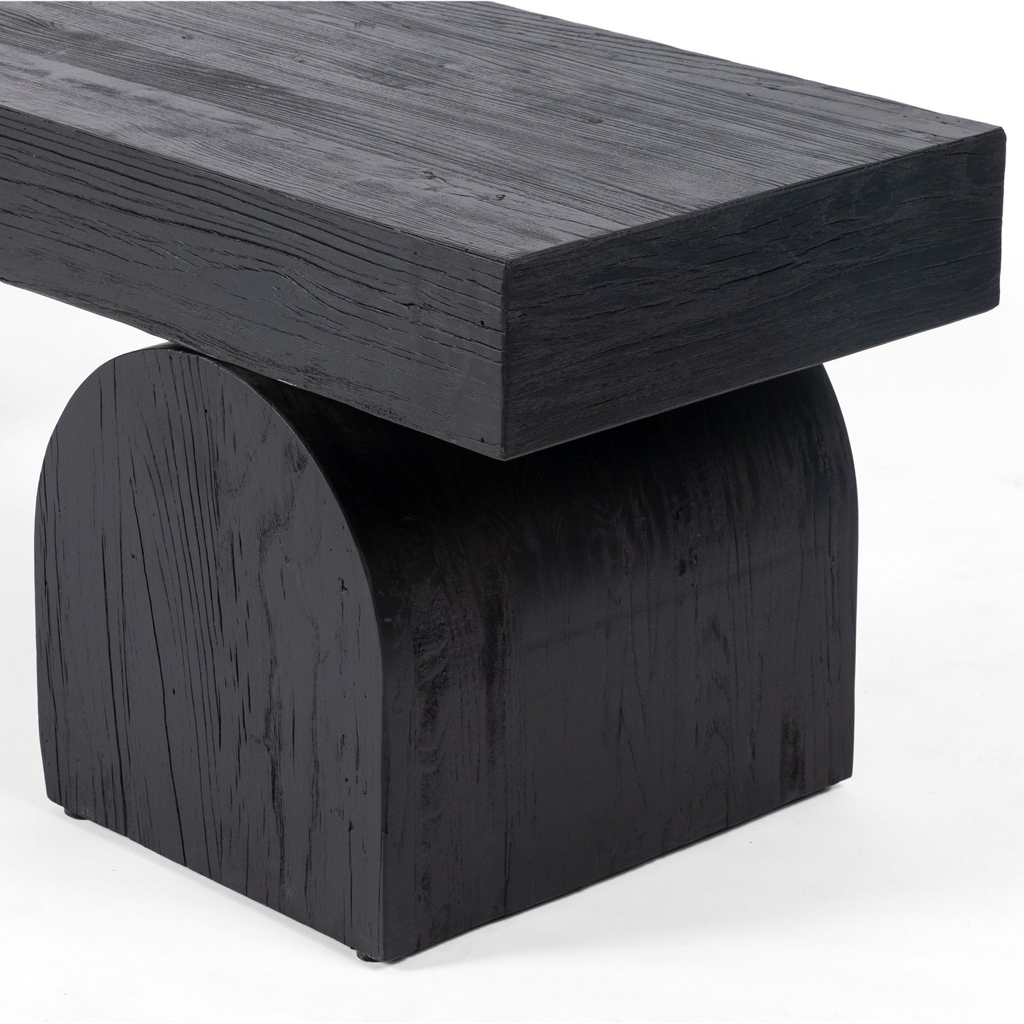 008 SI-1798665 | Closeup | Keane Bench by Four Hands. Made from solid reclaimed elm, solid nettlewood in a eclectic & global style.
